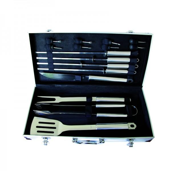 Valise metal barbecue 16 pieces wb107